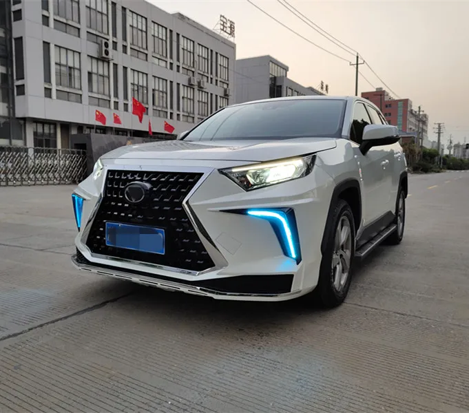 Auto Car Accessories Front Bumper Facelift Wide Conversion Bodykit Body Kit for RAV4 2020