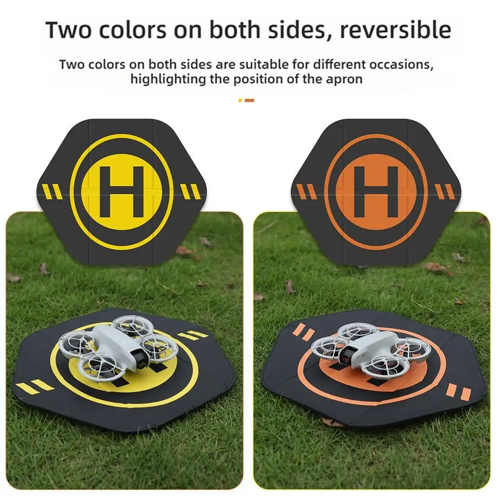 Foldable Drone Landing Pads Double Sided Universal FPV Quadcopter Parking Apron Fast-fold for dji NEO/Mini4Pro Accessories