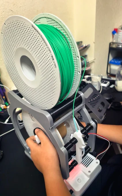 Filament Spool Winder Rewinder Machine 3D Printer Filament Organizer for PLA PETG ABS 3D Printing Consumable Sorting Tool