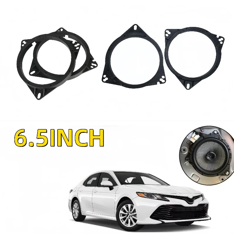 Universal Car Horn Washer Adapter 6.5Inch Holder Loudspeaker Spacer Mat Pad Bracket Accessories Compatible Nissan Toyota BYD