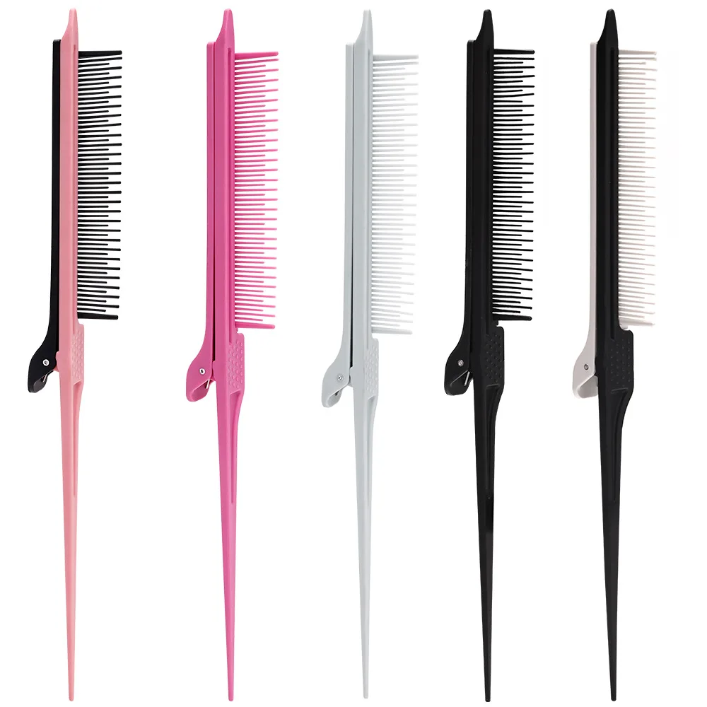 Comb Set Hair Styling Special Pointy Tail Beating Double Headed Brush Eyebrow Long Barber Makeup Updo Children Hair Salon Tools