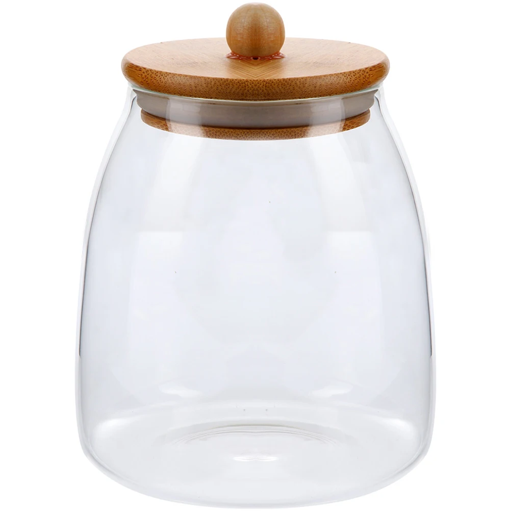 

Sealed Jars Lid Glass Containers Flour Sugar Holders Glass Jar With Lid Dry Food Kitchen Containers