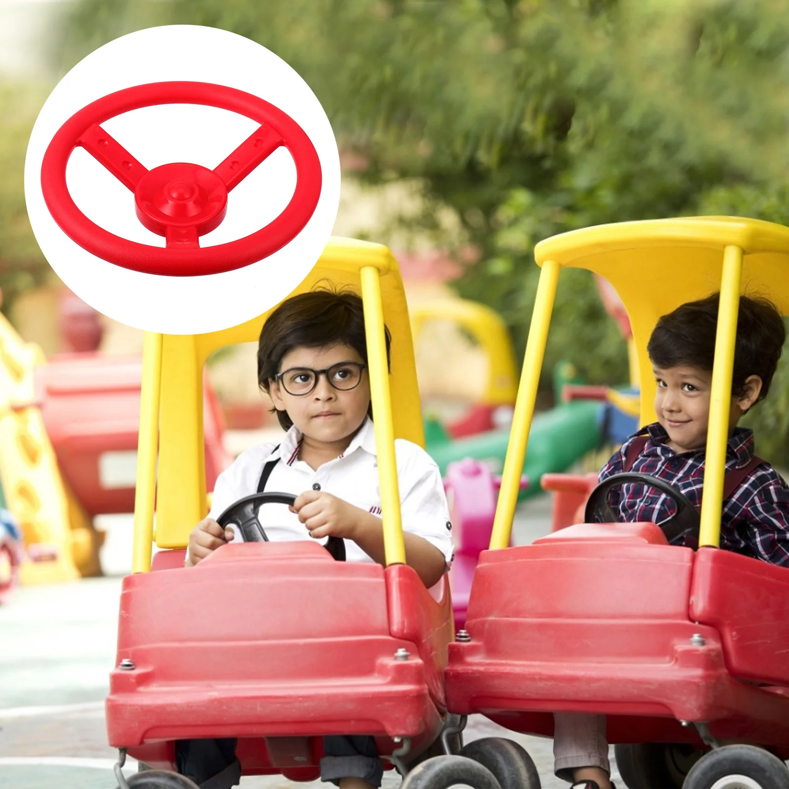 Large Round Swing Disk Durable Plastic Seat Recreation Swing Plates for Kids Playgrounds Tree Houses Easy Grip Long Lasting