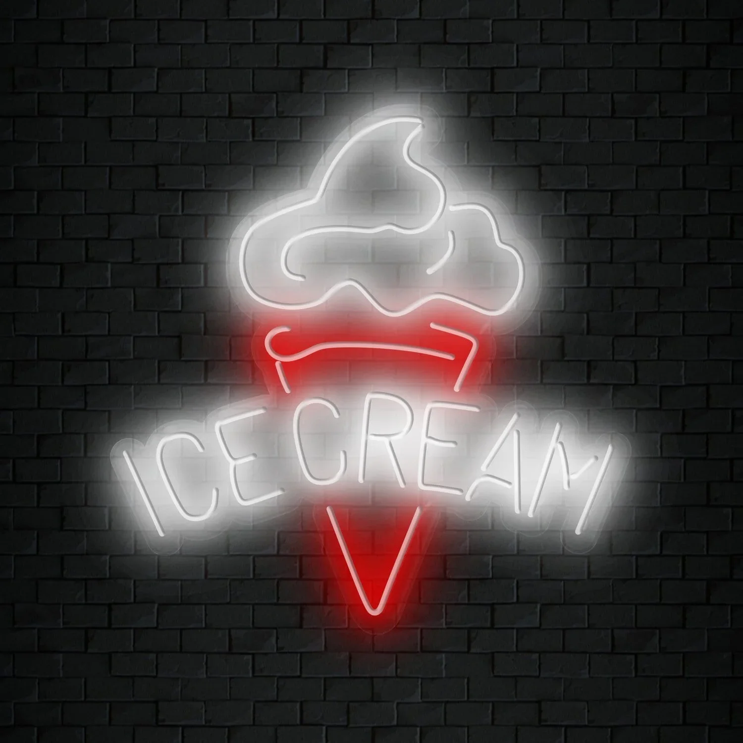

Ice Cream Neon Sign For Wall Decor Hanging Wall Room Decoration For Dessert Business Shop Bar Restaurant Hotel Party Lamp Signs