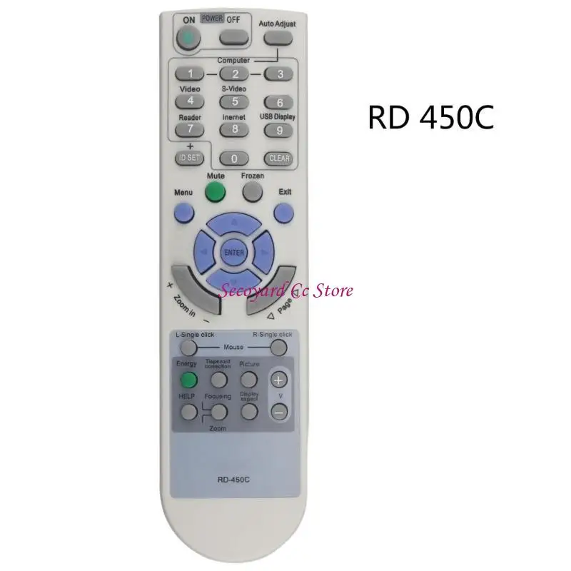N3UC جديد استبدال جهاز التحكم عن بُعد لجهاز عرض Projector RD-450C للمكتب المنزلي
