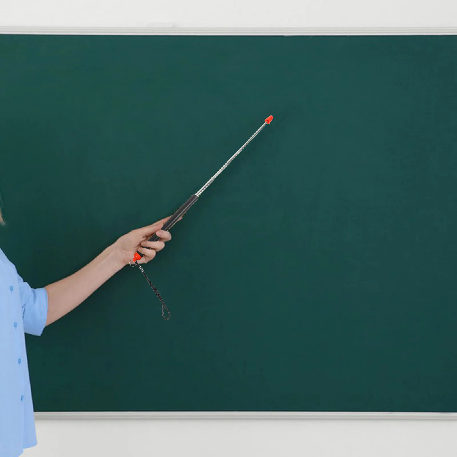 

Handheld Extendable Teaching Indicator Stick Whiteboard Pointer for Teachers Classroom Presentation Reading Guide Office