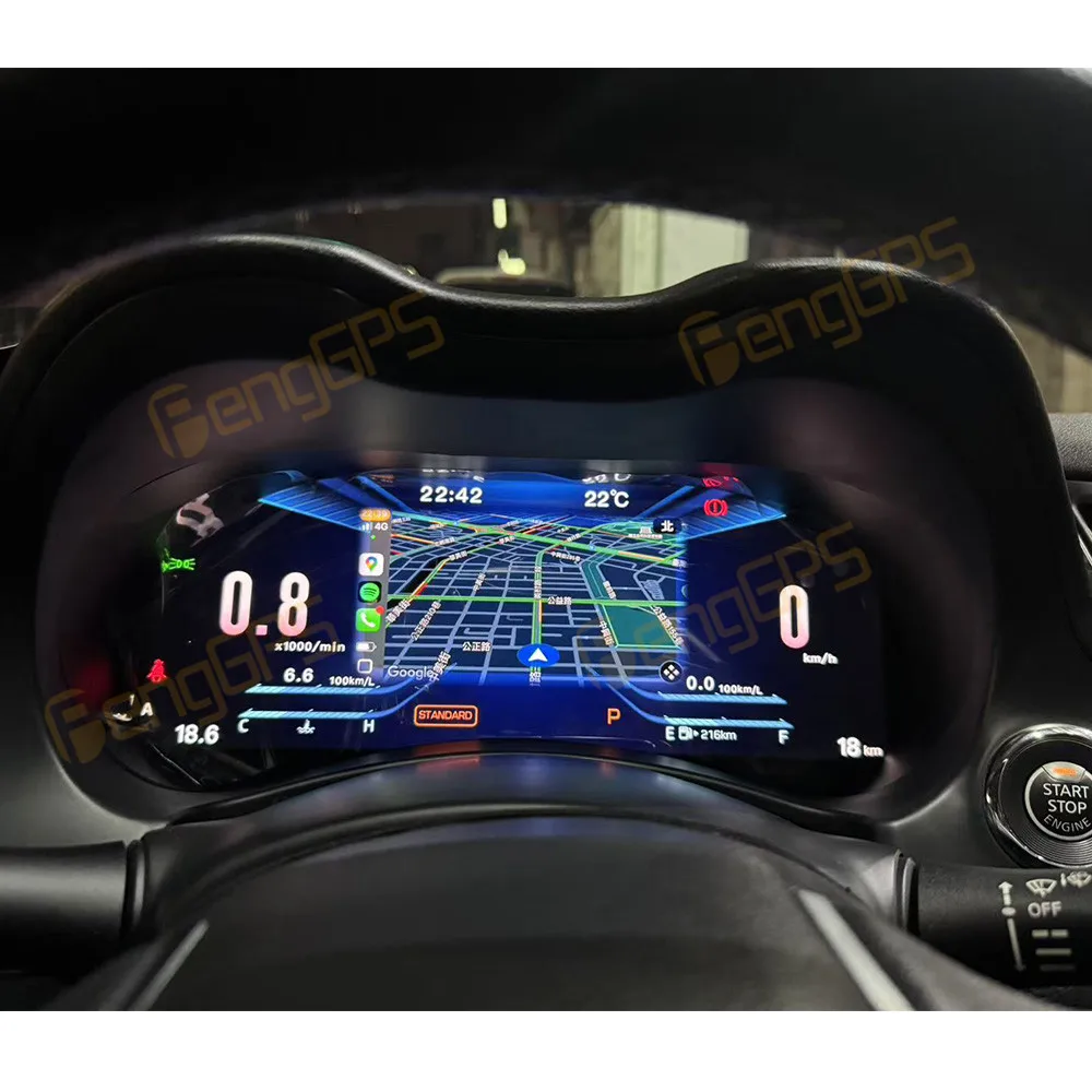 

Цифровой кластер Carplay для Infiniti Q50 Q50L Q50S Q60 2014-2022, виртуальный измеритель скорости кабины, приборная панель автомобиля, экран прибора