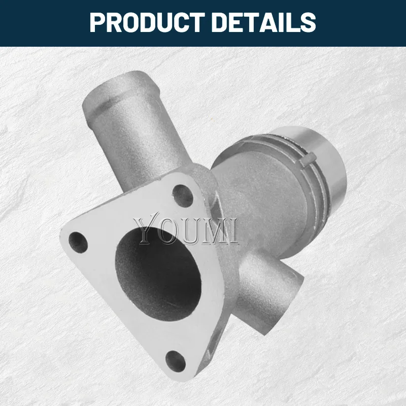 B58 Engine Coolant Outlet Connector Flange-Alu For BMW F30 F31 M240i 340i 440i 540i 740i X3/X4 M40i Hose Connector 11118619408 view 4