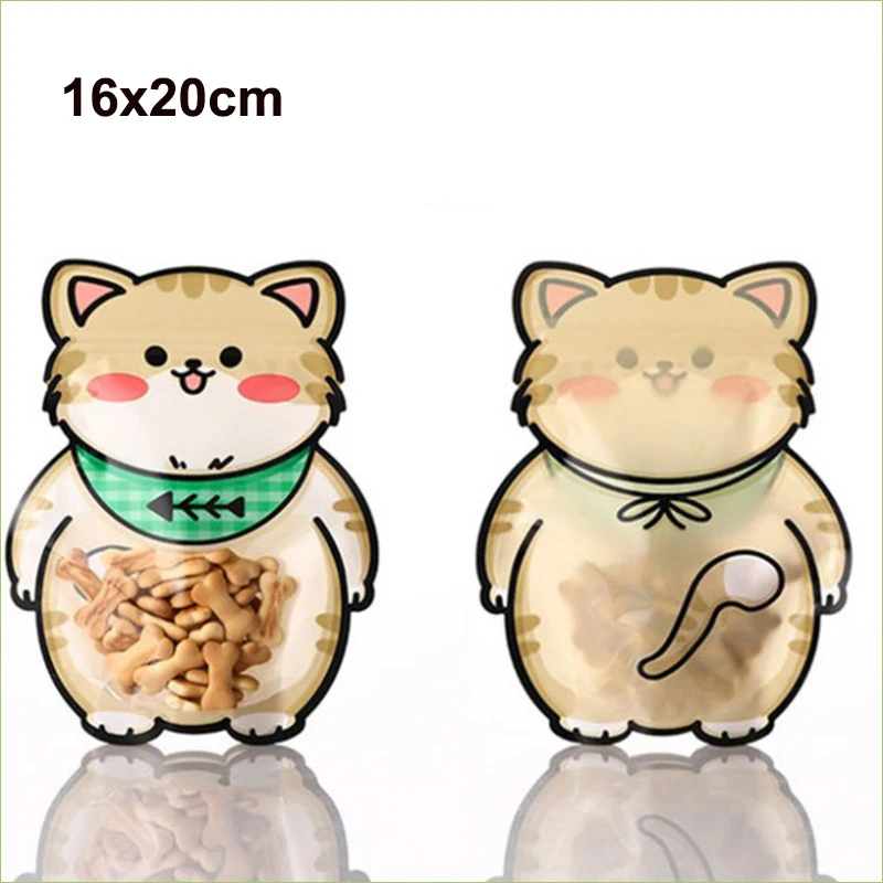 10–100 Stück Cartoon-Tiere-Geschenkbeutel, wiederverschließbarer Kunststoff-Druckverschlussbeutel für Zuhause, Geburtstag, Hochzeit, Party, Süßigkeiten, Geschenkverpackung, Dekor – Detail 4