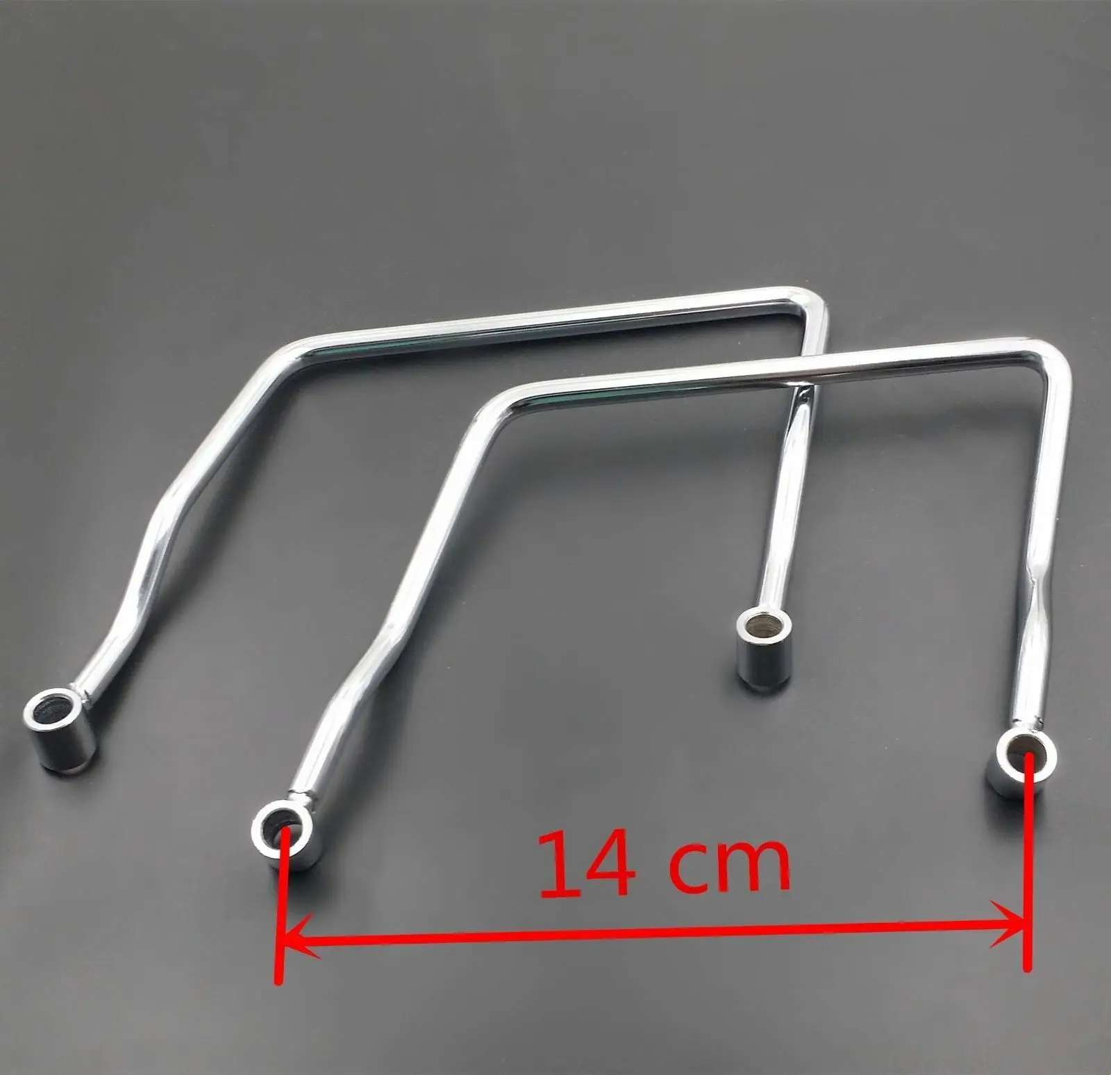 14 Cm Saddle Bag Support Bar Mount Bracket For Honda Shadow Spirit VT750 DC VT Yamaha Road Star XV1700PC Warrior