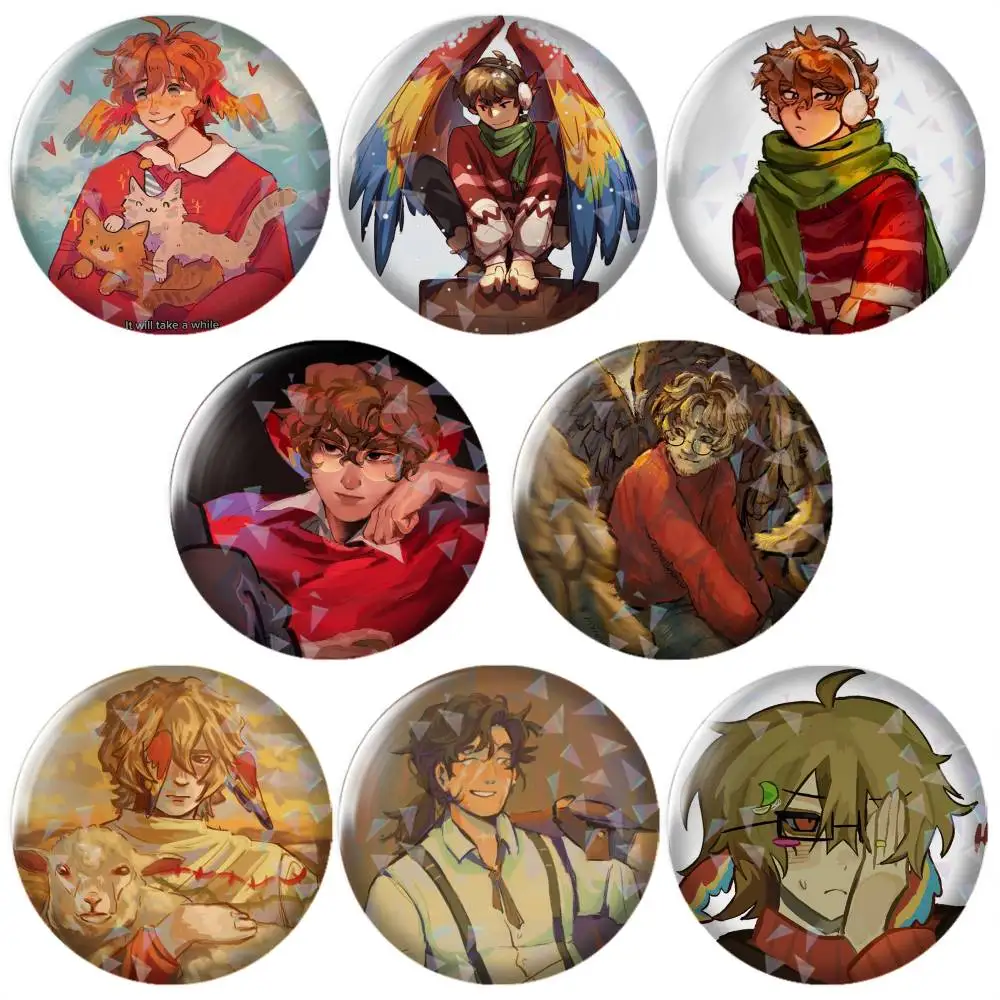 GoodTimesWithScar-r Brooch Metal Decorative Brooch Pins for Backpack Clothes Jacket