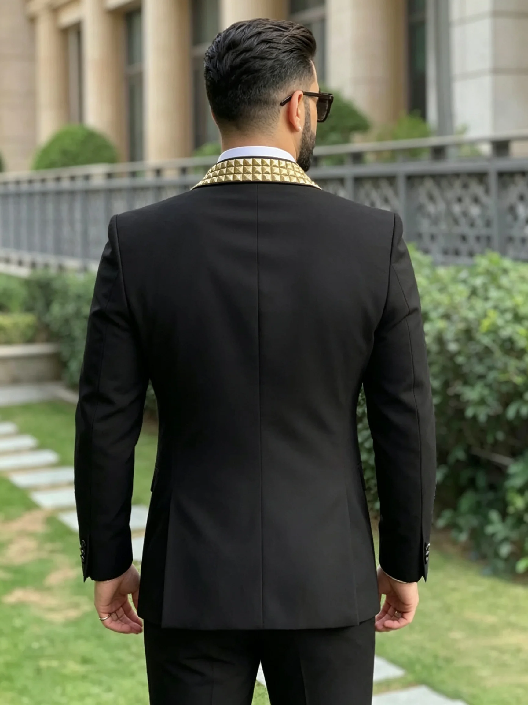 Modern Men's Suits Tuxedo Bead - Wool Suit Jacket ulasan dan harga