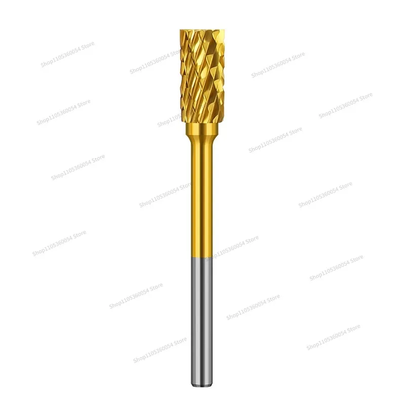 For German Titanium-plated Tungsten Steel Grinding Head Carbide Rotary File Grinding and Polishing Head