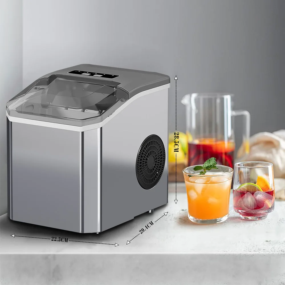 Home Portable Full Function Mini Ice Cube Maker 1.5L Water Small Automatic Electric Clear Ice Maker Machine