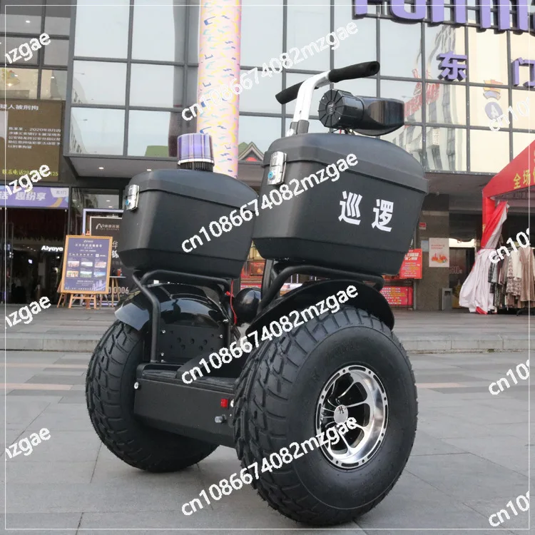 Off road balance vehicle patrol car model, super large two wheeled balance electric vehicle