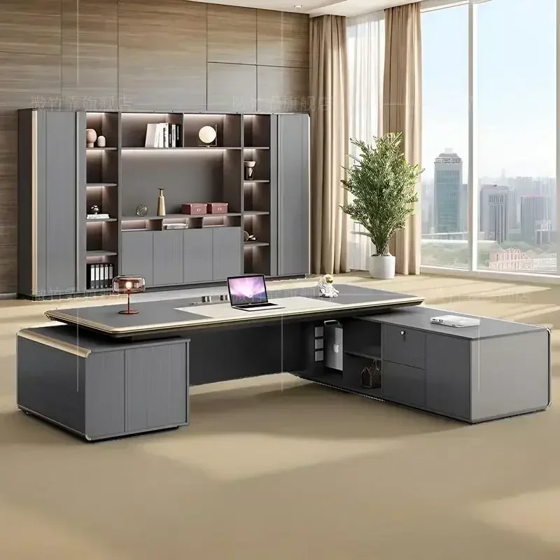 Simple Table Office Furniture Professional Desk Multifunction Home Room Desks Study Executive Student Scrivania Reception Offer