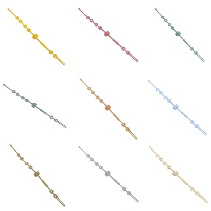 

M76C силиконовые ремни для соски, нетоксичный зажим для пустышки, держатель для детской бутылочки, поводок для соски, безопасный