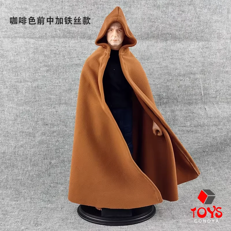 In Stock 1/6 Scale Cloak solid color Hooded Cape Clothes Model Fit 12-inch Female Male Action Figure Body Dolls