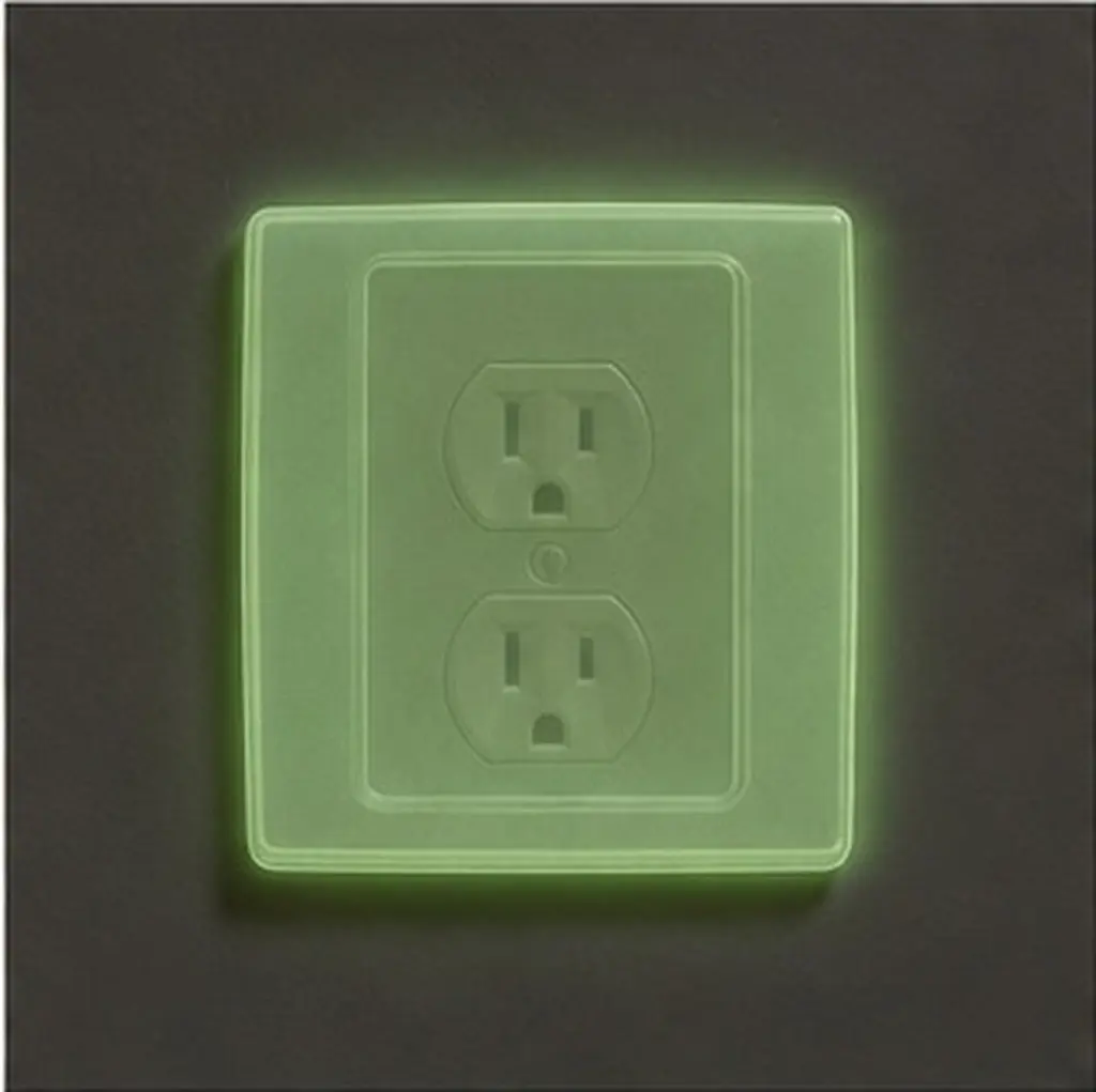 10Pcs Silicone Waterproof Glow Outlet Covers Child Safety Plug Socket Cover Clear Baby Electrical Nightlight Wall