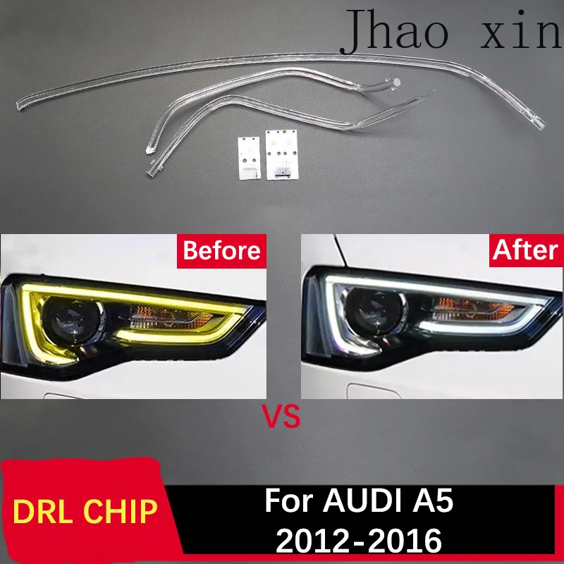 

Плата управления дневными ходовыми огнями (ДХО) Angel Eye для Audi A5 S5, модуль балласта 2012-2016, чип для фар DRL, белый свет