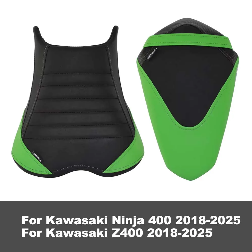 

Ninja400 Z400 2025 Motorcycle front and rear seat cushions For Kawasaki Ninja 400 Z 400 Z-400 2024 2023 2022 2021 2020 2019 2018