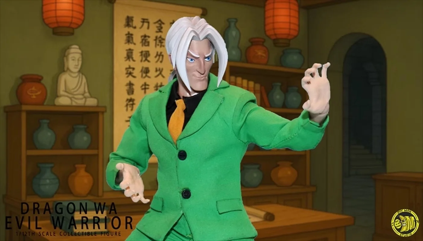 Joy Man Toys Escala 1/12 Jm012 Kung Fu Master & Jm013 Demon Gentleman Articulado Figuras de Ação Militar Coleção Decorações