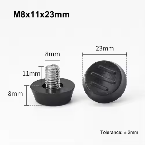 M6 M8 Leveling Foot Screw On Type PP Plastic Furniture Table Chair Sofa Leg Anti-slip Feet Adjustable Leveler Base Bolt Pad - Image 24