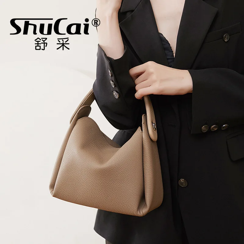 Genuine Leather Cigarette Case Bags Bags Women Niche Soft Leather Tote Shoulder Crossbody Women Bag