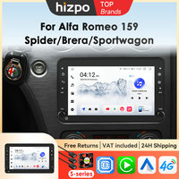 Hizpo Android all-in-one Radio For Alfa Romeo 159 Brera Spider Sportwagon Car Multimedia GPS 4G Autoradio Wwireless Carplay WIFI