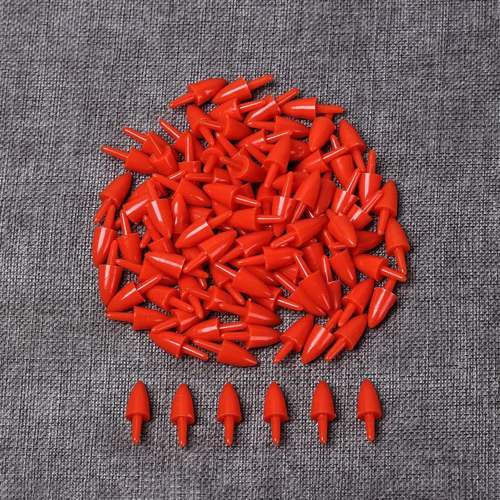 100pcs/bag Plastic Dolls Puppet Accessories DIY Doll Noses Sewing Crafting Snowman Red Nose Santa Claus Craft