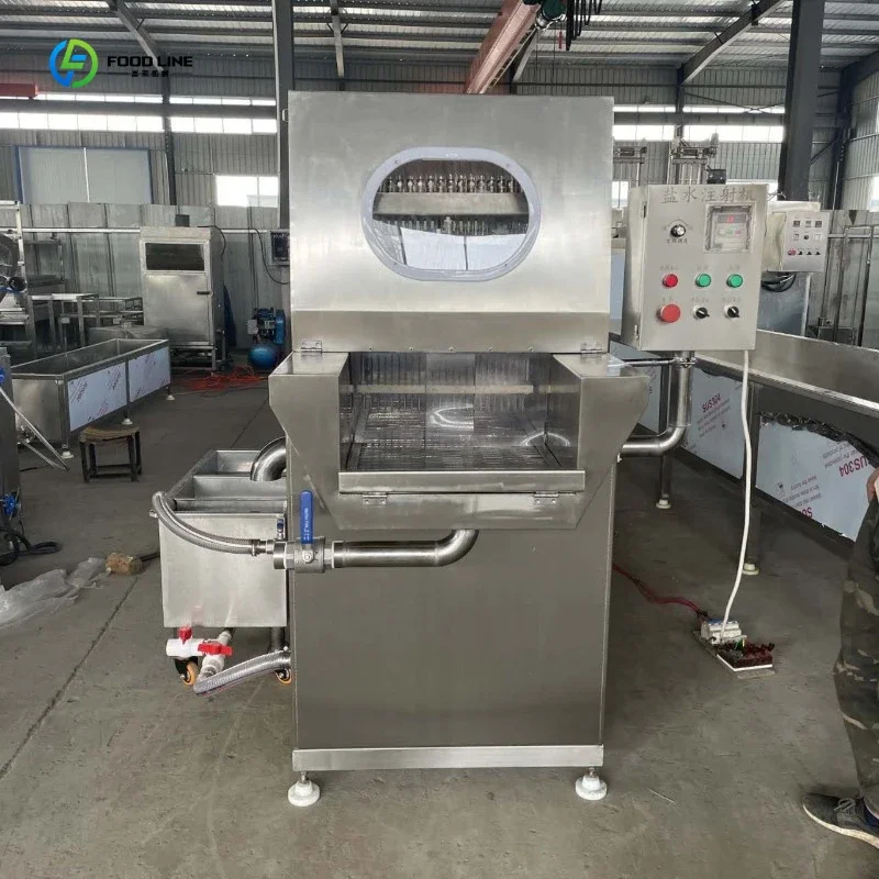 Factory Price Chicken Saline Injecting Meat Brine Injection Machine for Food Processing Plant FL Customized