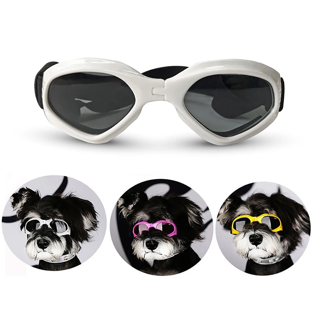 

Foldable Pet Glasses Dog and Cat Ski Goggles Sunglasses Accessory Can Be Adjusted in A Variety of Color Stomata Designs