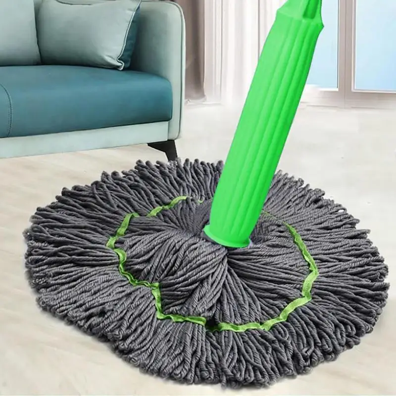 2 In 1 Dehydrated Twisting Mop Household Floor Wet And Dry Cleaning Mop For Kitchen Bathroom Hardwood Restaurant