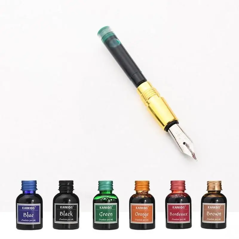 20/30/70ml Pen Supplement Ink Stationery Calligraphy Writing School Color Tool Ink Supply Office Dip Pen Universal Pen Tool