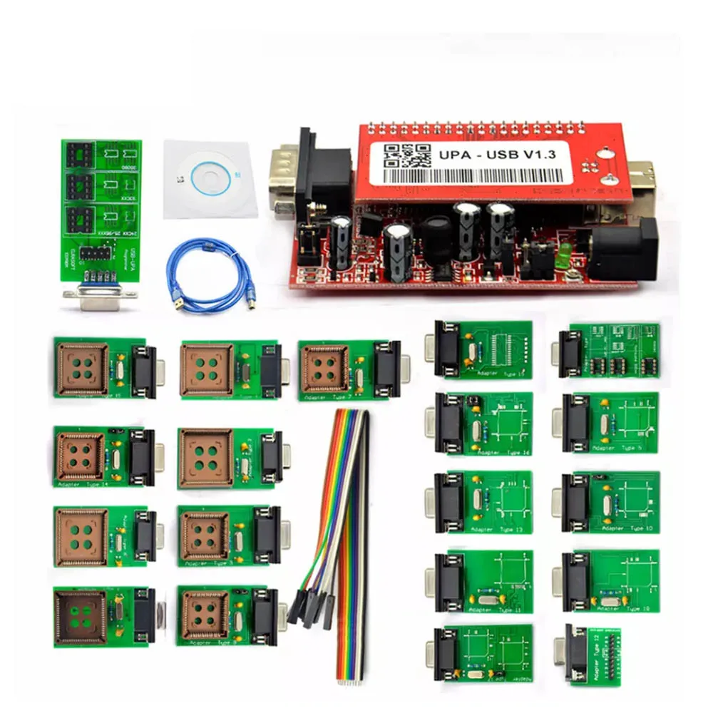 

UPA USB Programmer with Full Adaptors Support NEC Function Software V1.3