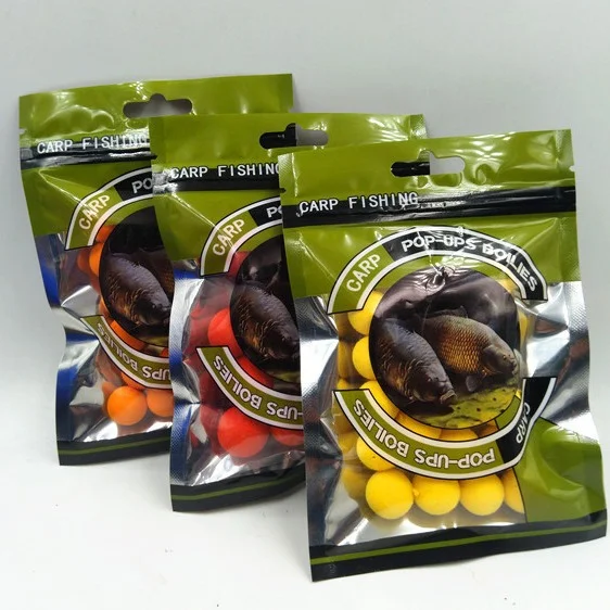 

Reverse Bottom Fishing Lure European Carp Floating Baits Meatball Shape Soft Lure Fragrant Fishing Bait 30P Sweet-potato Baits