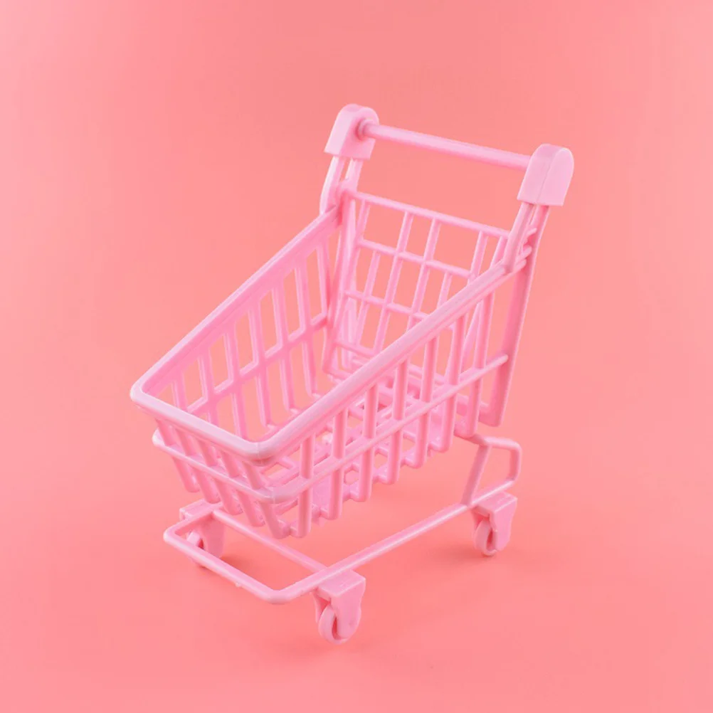 

2 Pcs Party Shopping Cart Decoration Decorations Table Ornaments Birthday for