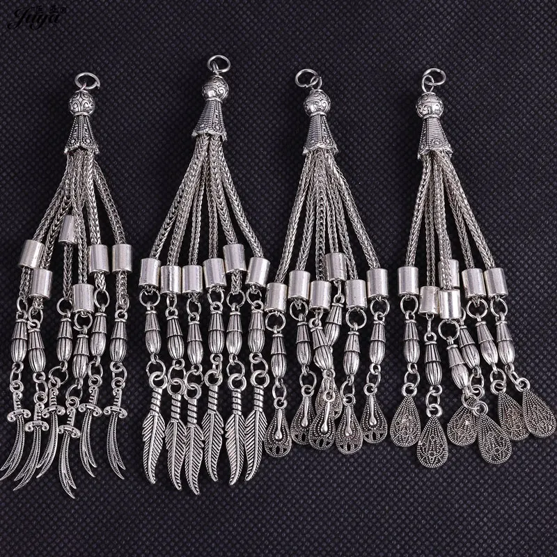 Ethnische Schmuck Dekoration Quaste Anhänger Charms für DIY religiöse Gebetskette Halsketten liefert Zubehör – Detail 4