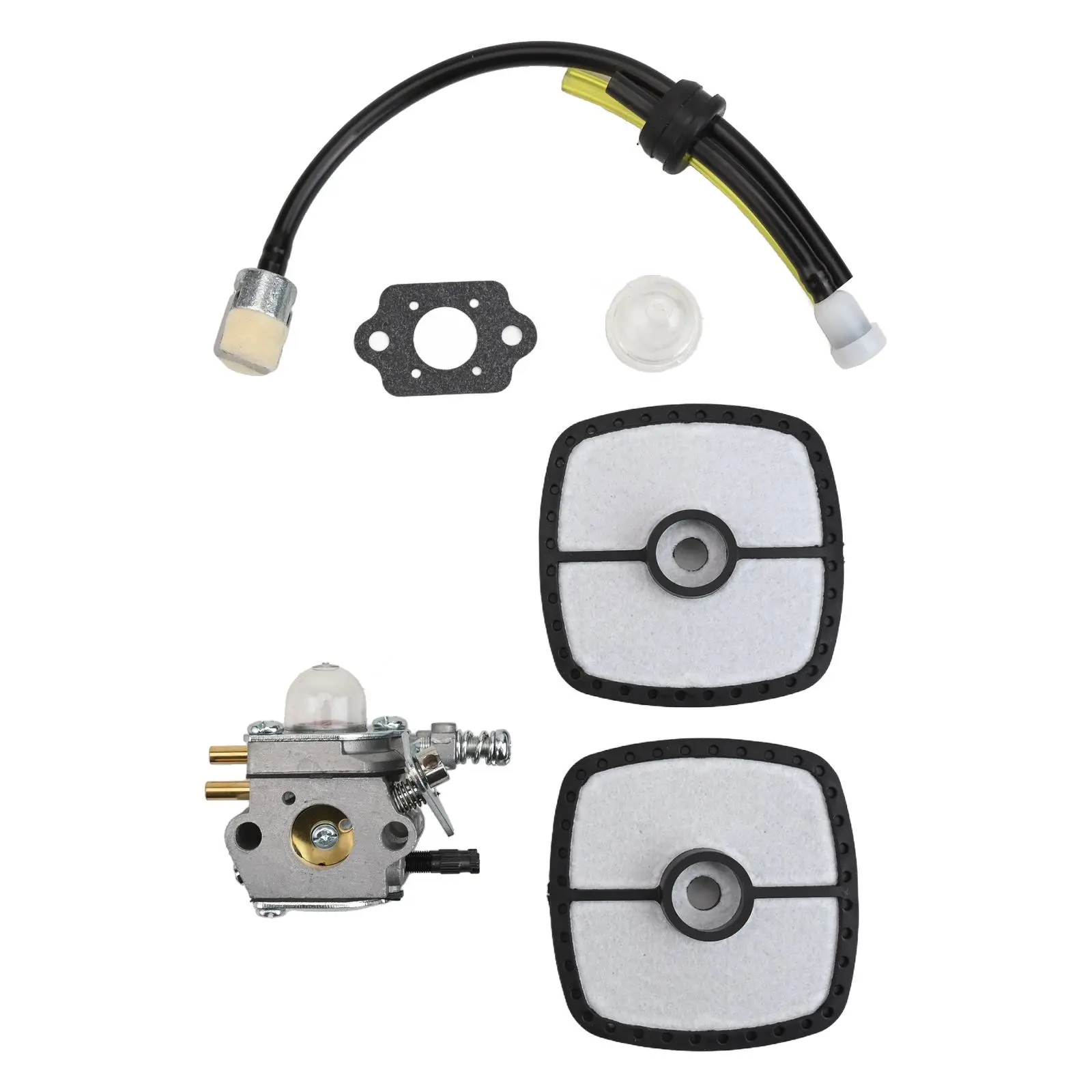 Lawn Care Outdoor Gardening Carburetor Kit Fuel Efficiency Compatible With Multiple Models Improves Engine Performance