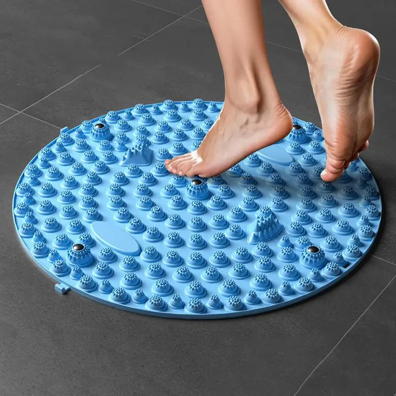 Foot Reflexology Pad Relaxation Feet Massage Pad Foldable Massage Pad Particle Massage Tool Walk Stone High Elasticity Portable