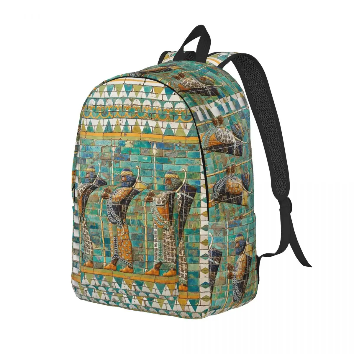 

Persian Guard Of Darius Persepolis Ancient Egypt Mosaic Backpack Daypack Children BookBag School Bag Shoulder Bags for Boys Girl