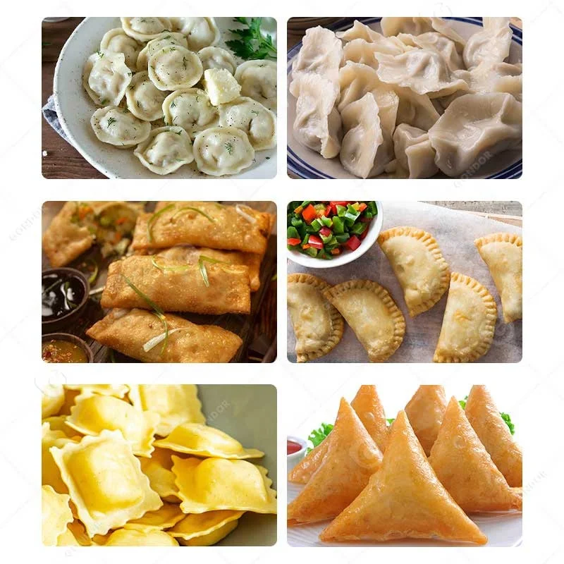 Automatic Mini Momo Ravioli Big Maquina Para Hacer Somosa Empanada Spring Roll Dumpling Samosa Make Machine