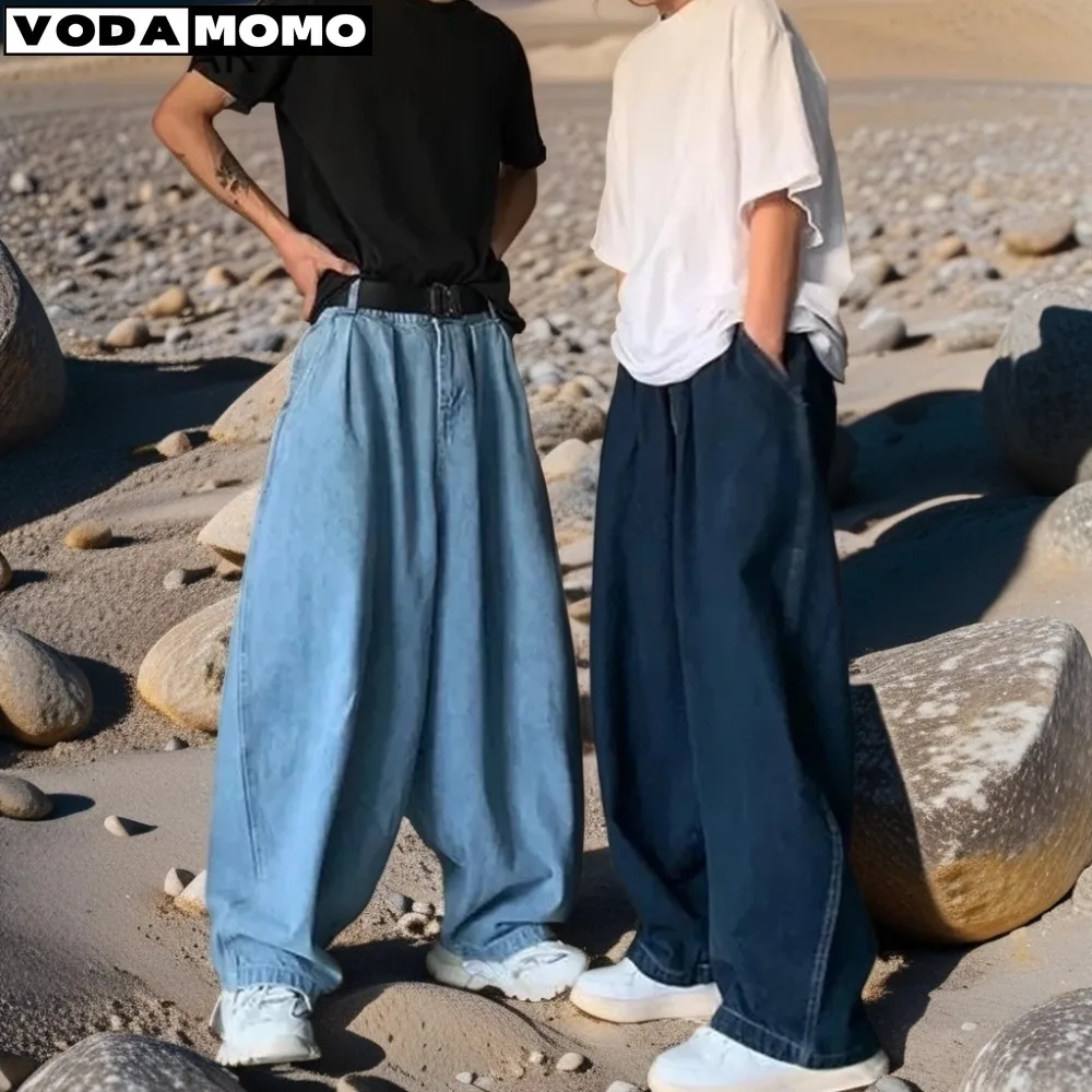 

New Spring Autumn 2024 Wide Leg Cargo Pants Men Streetwear Baggy Jeans Men Korean Fashion Loose Straight Male Brand Clothing Y2K