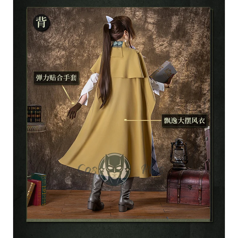 زي Semmelweis التأثيري العكسي: فستان سترة واقية من جلد الغزال لعام 1999 زي كرنفال ملابس الهالوين الأنيمي لعبة النساء