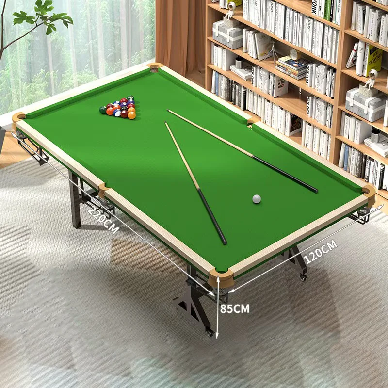 

2-in-1 Home Folding Pool Table with Pool Billiard Table, Table Tennis Household