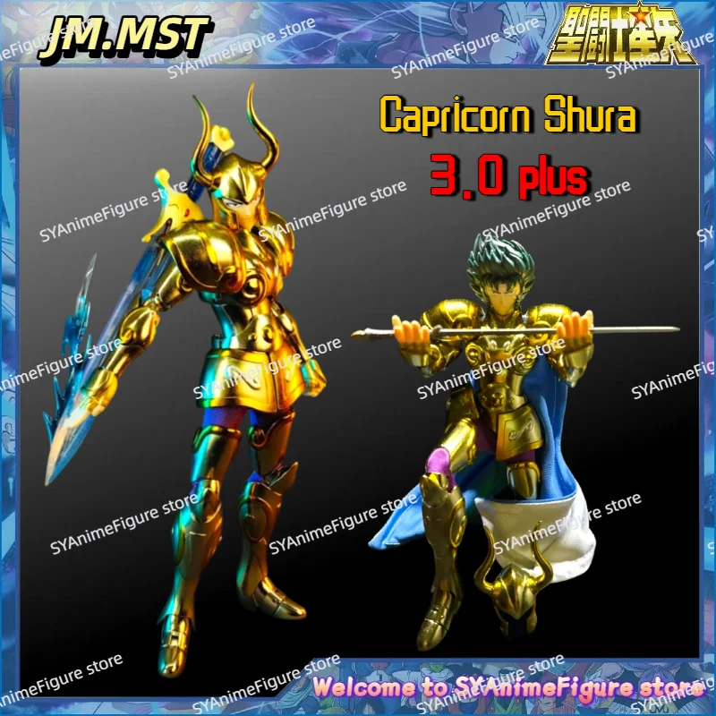 

In Stock JM.MST Saint Seiya Myth Cloth Capricorn Shura 3.0 Plus/Crown Gold Knights of The Zodiac Action Figure Toys Collection