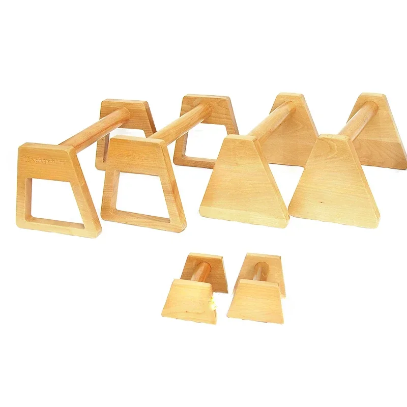 

#JHome Gym PowerBars Joint-friendly Push up Handles Handstand Mini Dip Bars Wooden Parallettes for Calisthenics Body Weight