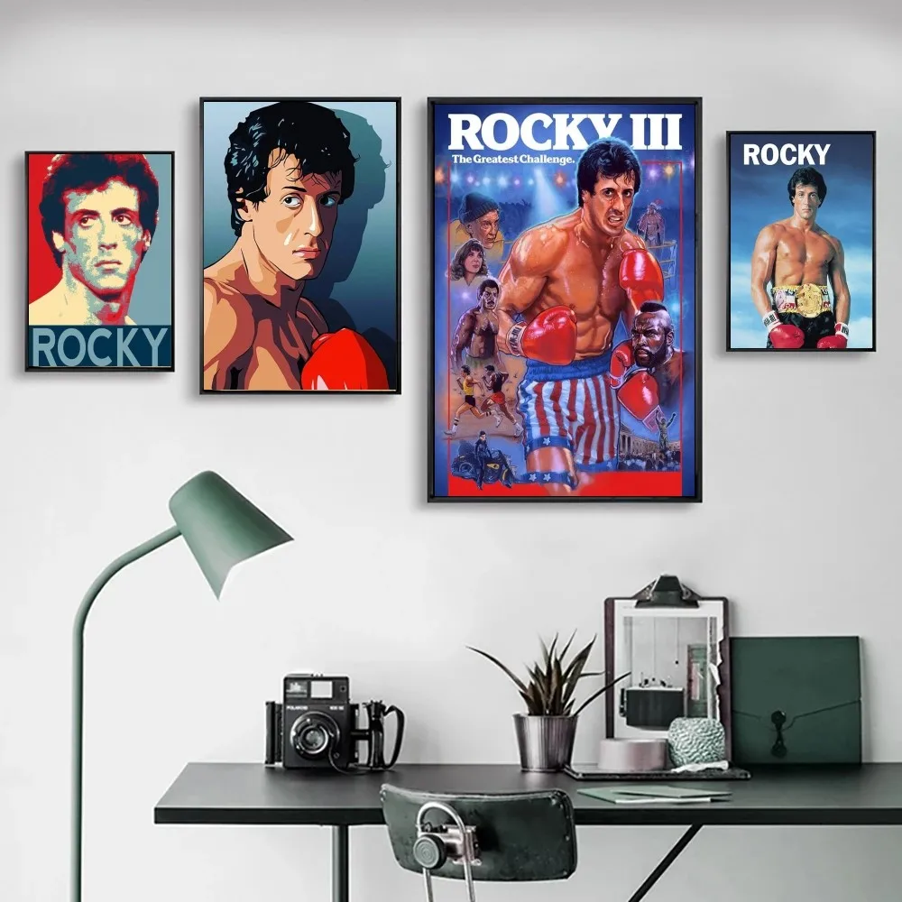 1pc Rocky Balboa Poster Poster Art Print Bar Living Room Furniture Decor