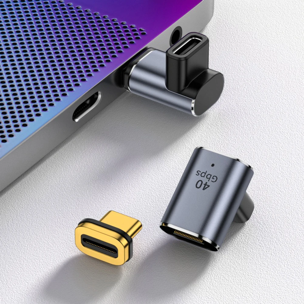 

Pd 100w Fast Data Transfer Aluminum Alloy Usb4.0 40gbps Usb-c Charging Converter High-speed Charging Converter for Thunderbolt 4