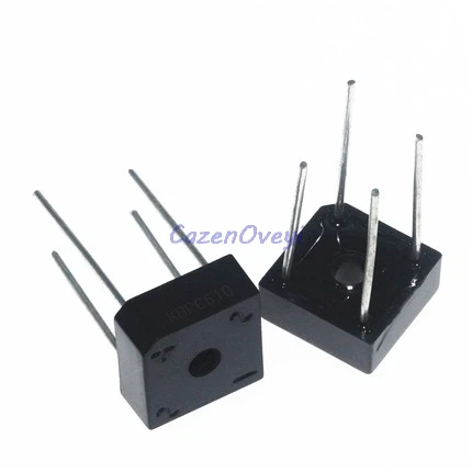 5pcs/lot KBPC610 BR610 DIODE BRIDGE 1000V 6A BR-6 bridge rectifier new and original IC In Stock